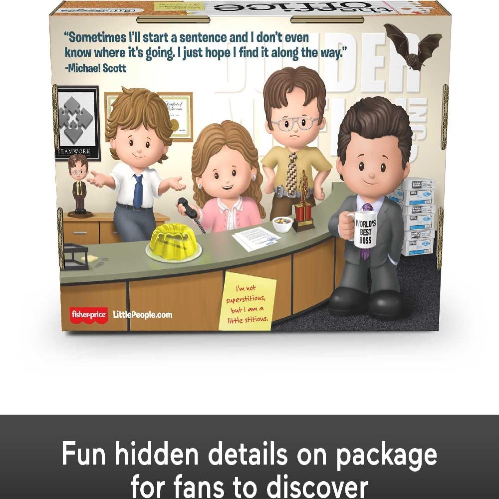 Little People COLLECTOR The Office Special Edition Set – 4 Figures in Display Package