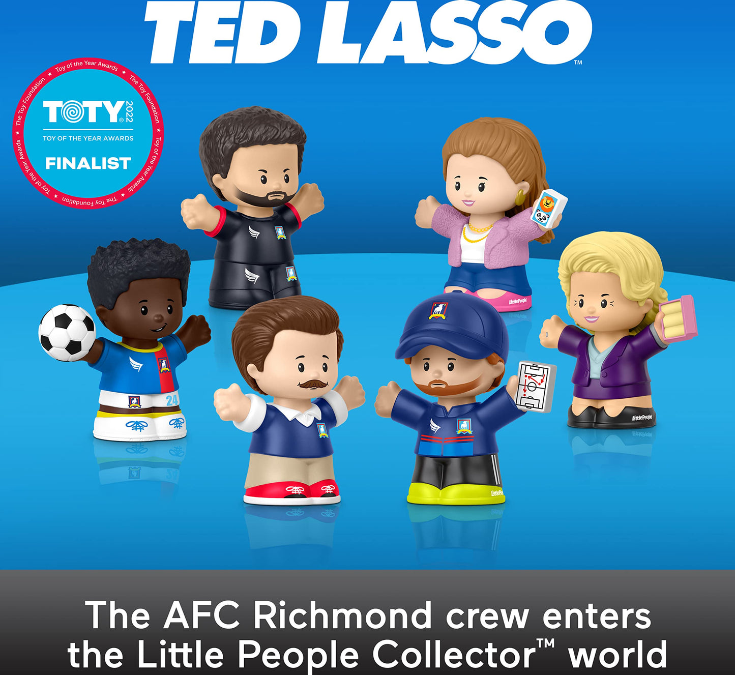Little People COLLECTOR Ted Lasso Special Edition 6-Figure Display Set