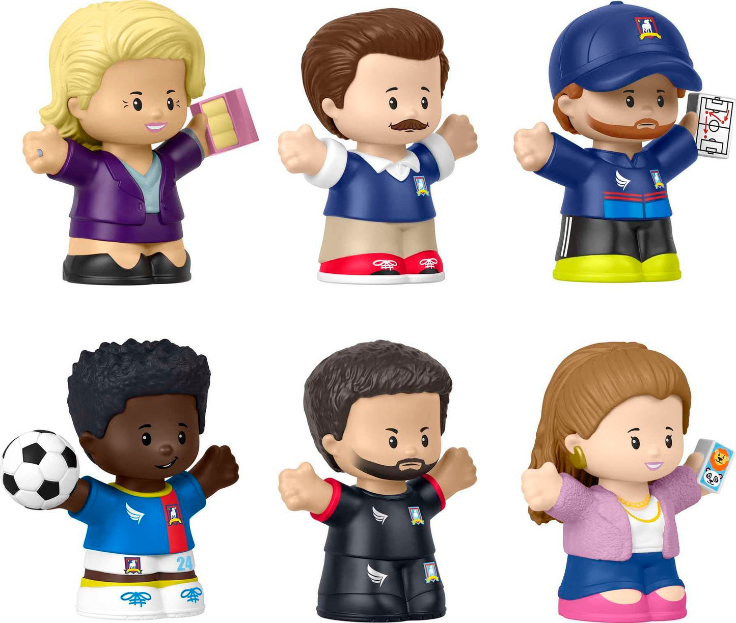 Little People COLLECTOR Ted Lasso Special Edition 6-Figure Display Set