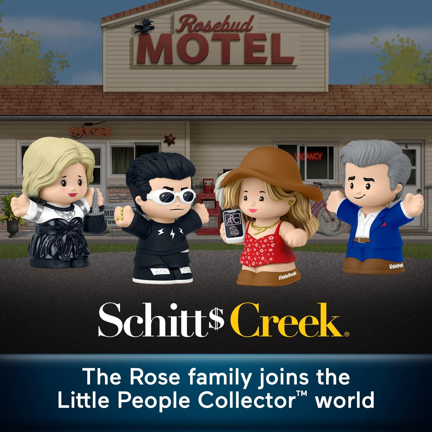 Little People COLLECTOR Schitt’s Creek Special Edition 4-Figure Display Set