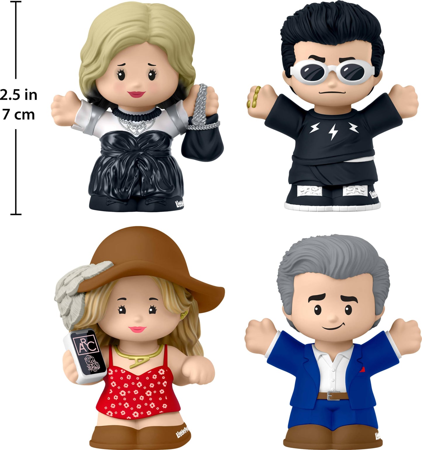 Little People COLLECTOR Schitt’s Creek Special Edition 4-Figure Display Set