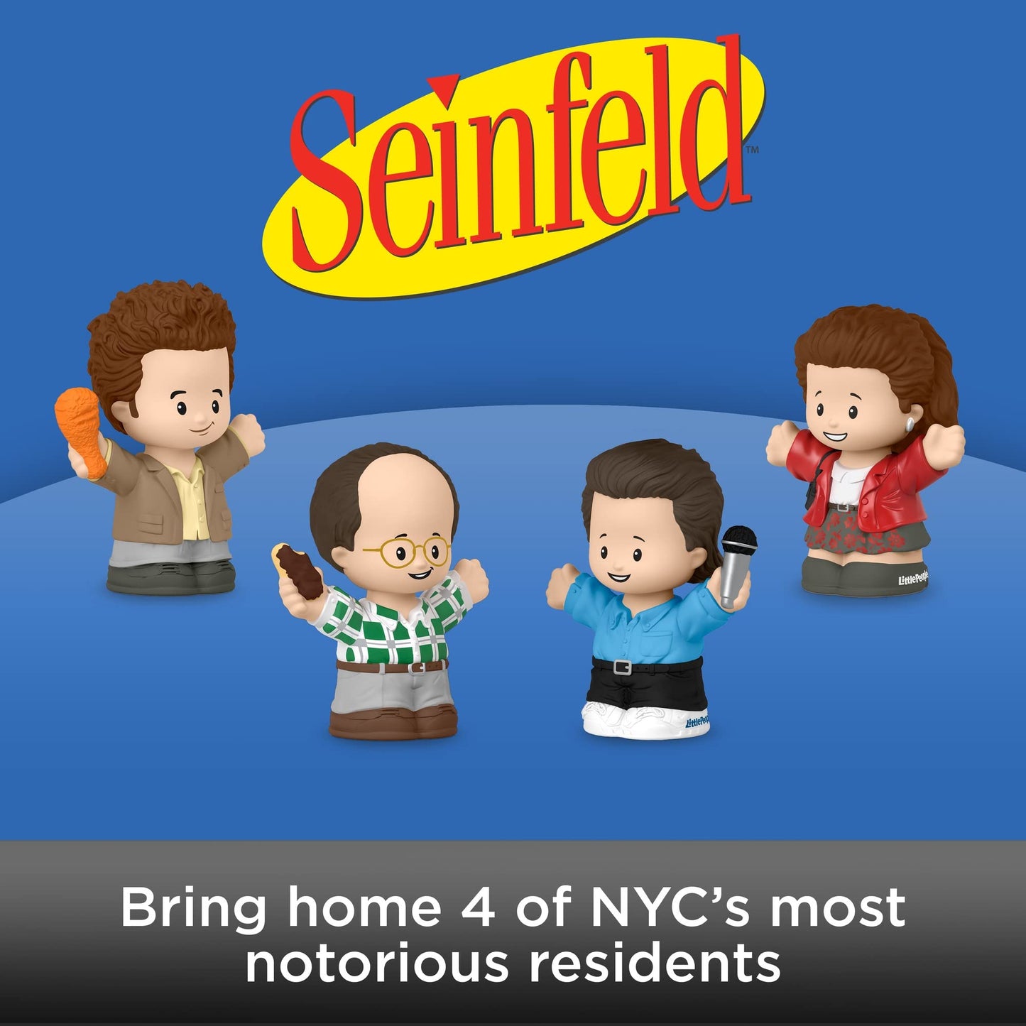 Little People COLLECTOR Seinfeld TV Series Special Edition Gift Set – 4 Figures
