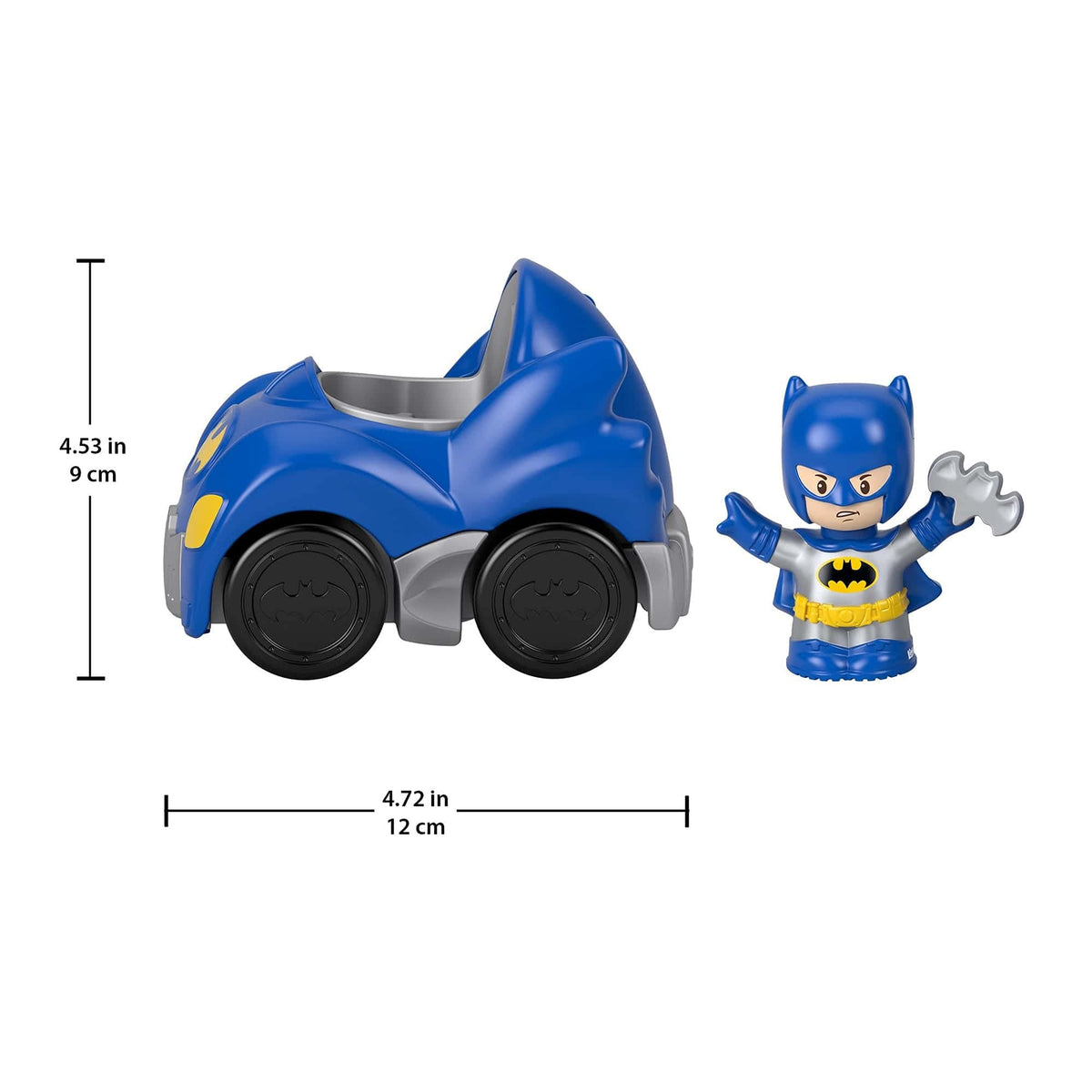 Little People DC Super Friends Batman & Batmobile Set — Imaginext DC Superhero Toys