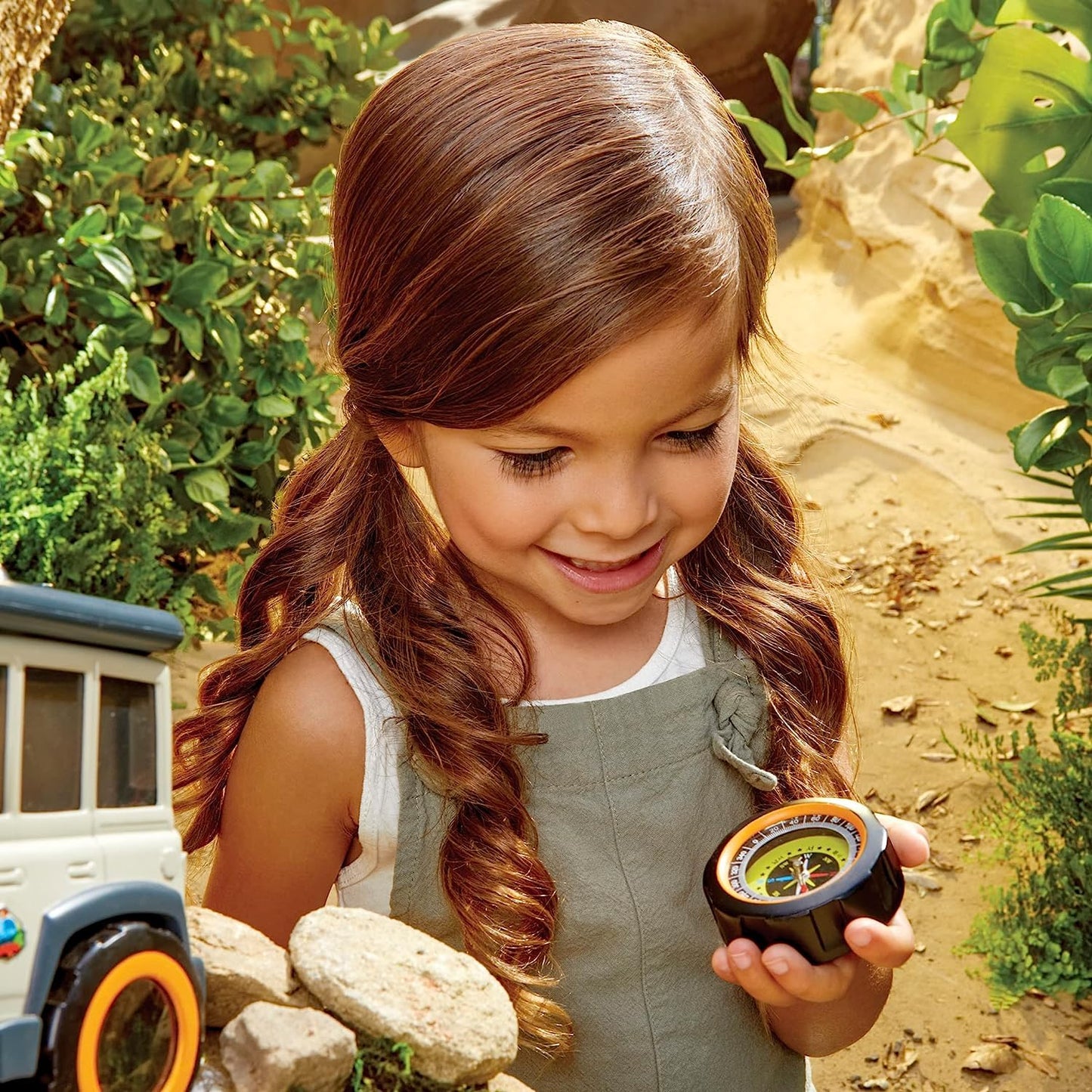Little Tikes Big Adventures Safari SUV: Binoculars, Flashlight & Compass for Kids 3+