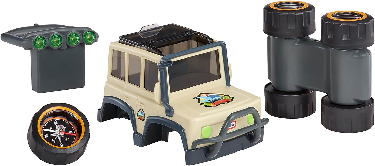 Little Tikes Big Adventures Safari SUV: Binoculars, Flashlight & Compass for Kids 3+