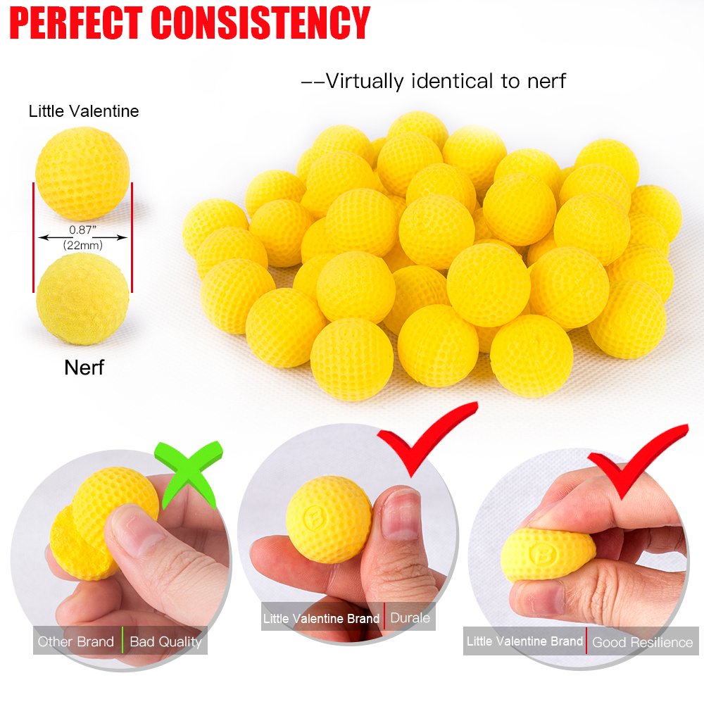 Little Valentine Nerf Rival Random Colors 100-Round Refill Pack