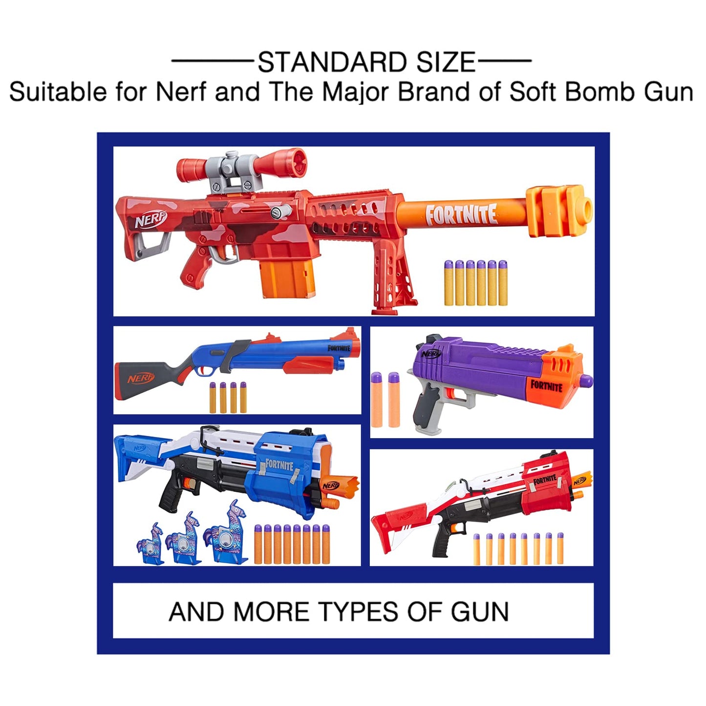 Little Valentine 60 Mega Dart Refill Pack for Nerf Fortnite Mega Blasters