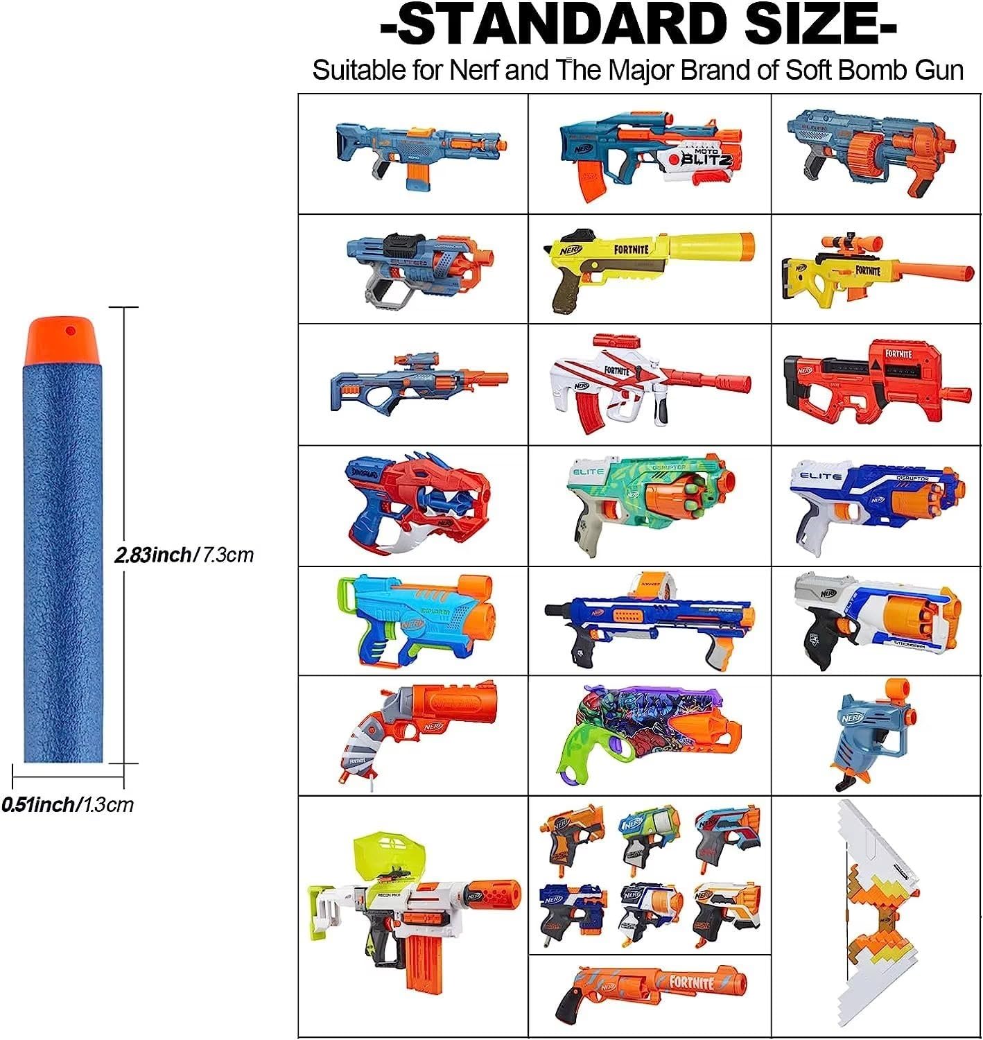 Little Valentine Nerf Darts Blue 100-Pack — Elite 2.0 Compatible Bullets