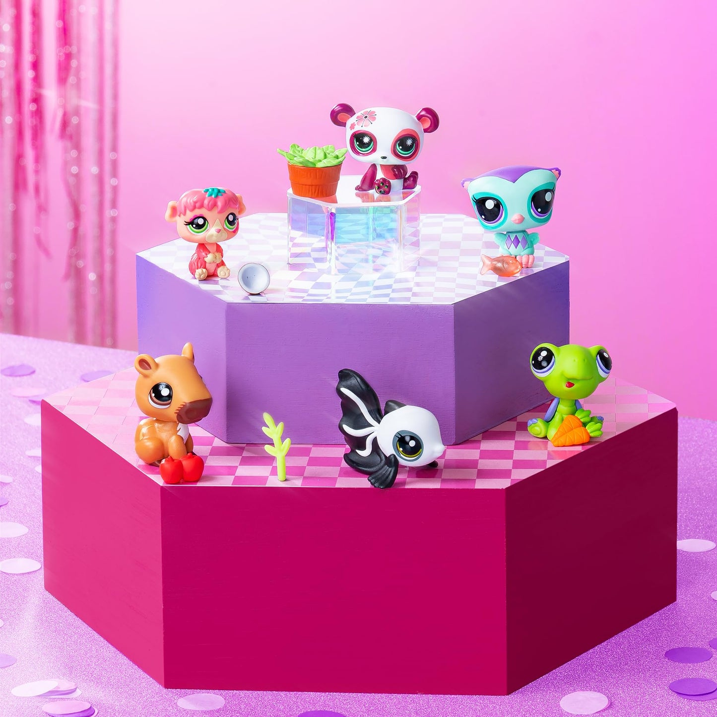 Littlest Pet Shop - Pet Surprise Display Series 3: 18 Bobblin’ Pets + Bonus Pet | Collectible Toy Figures