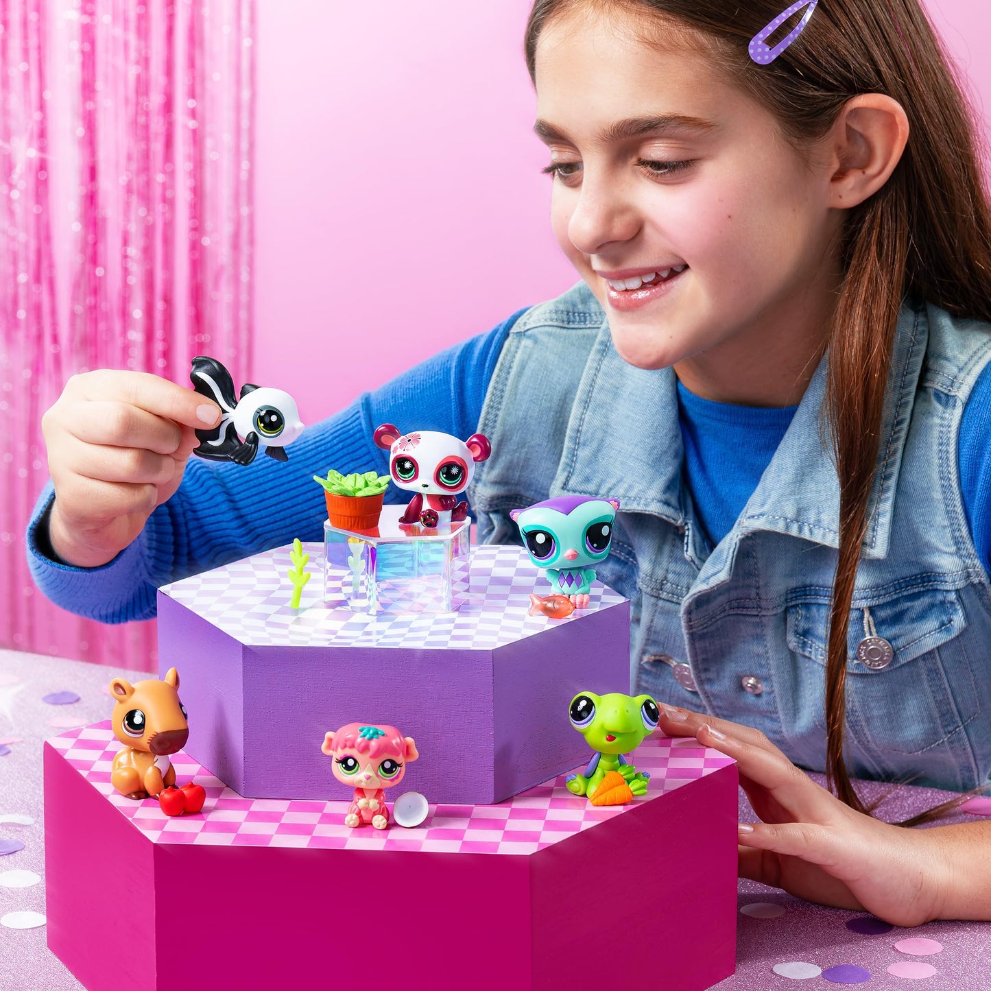 Littlest Pet Shop - Pet Surprise Display Series 3: 18 Bobblin’ Pets + Bonus Pet | Collectible Toy Figures