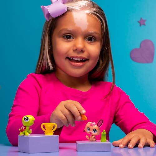 Littlest Pet Shop Pet Pairs 2-Pack – Random Duo with 2 Mini Toys, 3 Accessories, 1 Collector Card & 1 Virtual Code