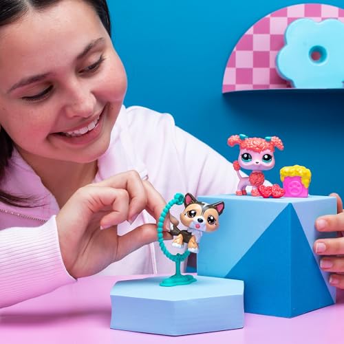 Littlest Pet Shop Pet Pairs 2-Pack – Random Duo with 2 Mini Toys, 3 Accessories, 1 Collector Card & 1 Virtual Code