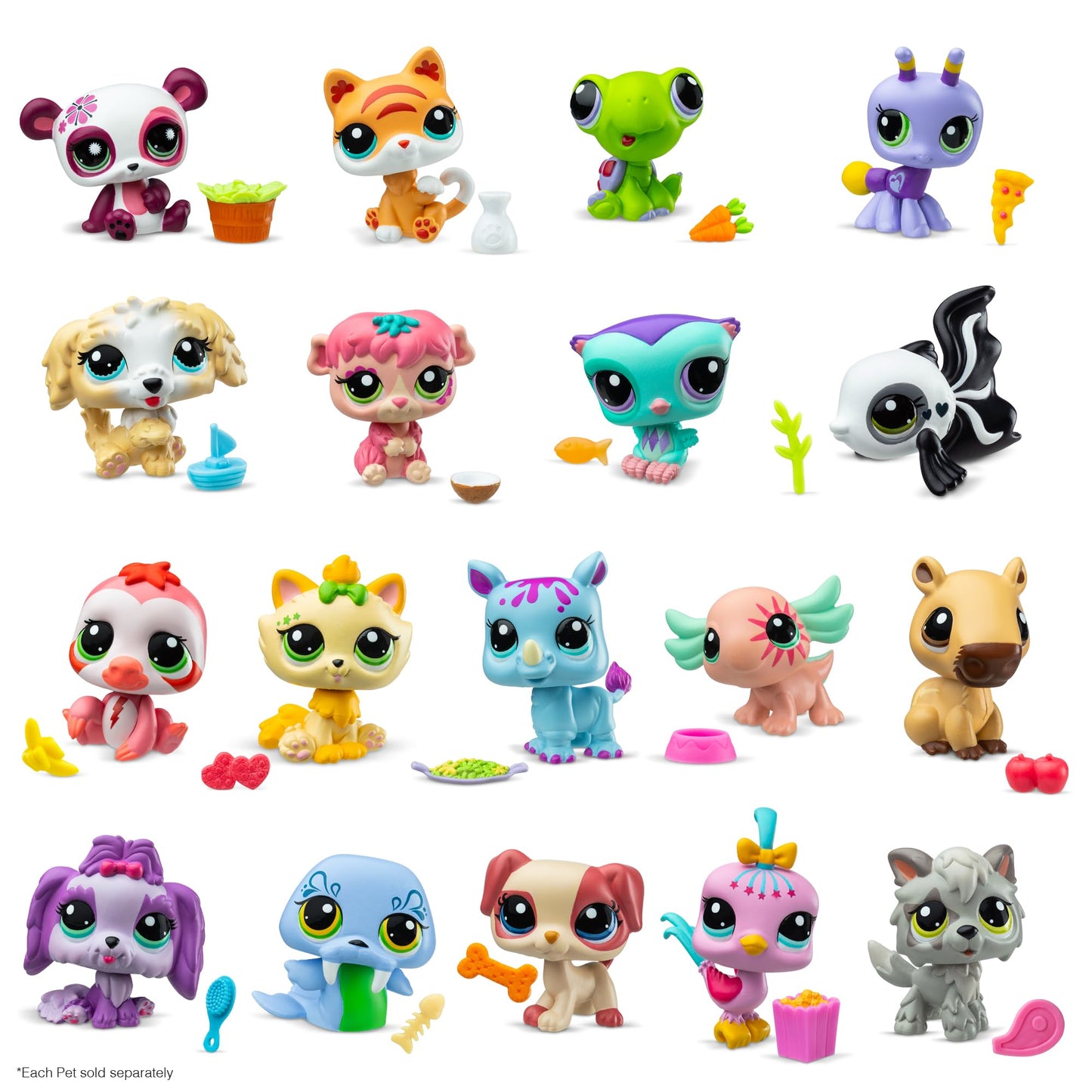 Littlest Pet Shop - Pet Surprise Display Series 3: 18 Bobblin’ Pets + Bonus Pet | Collectible Toy Figures