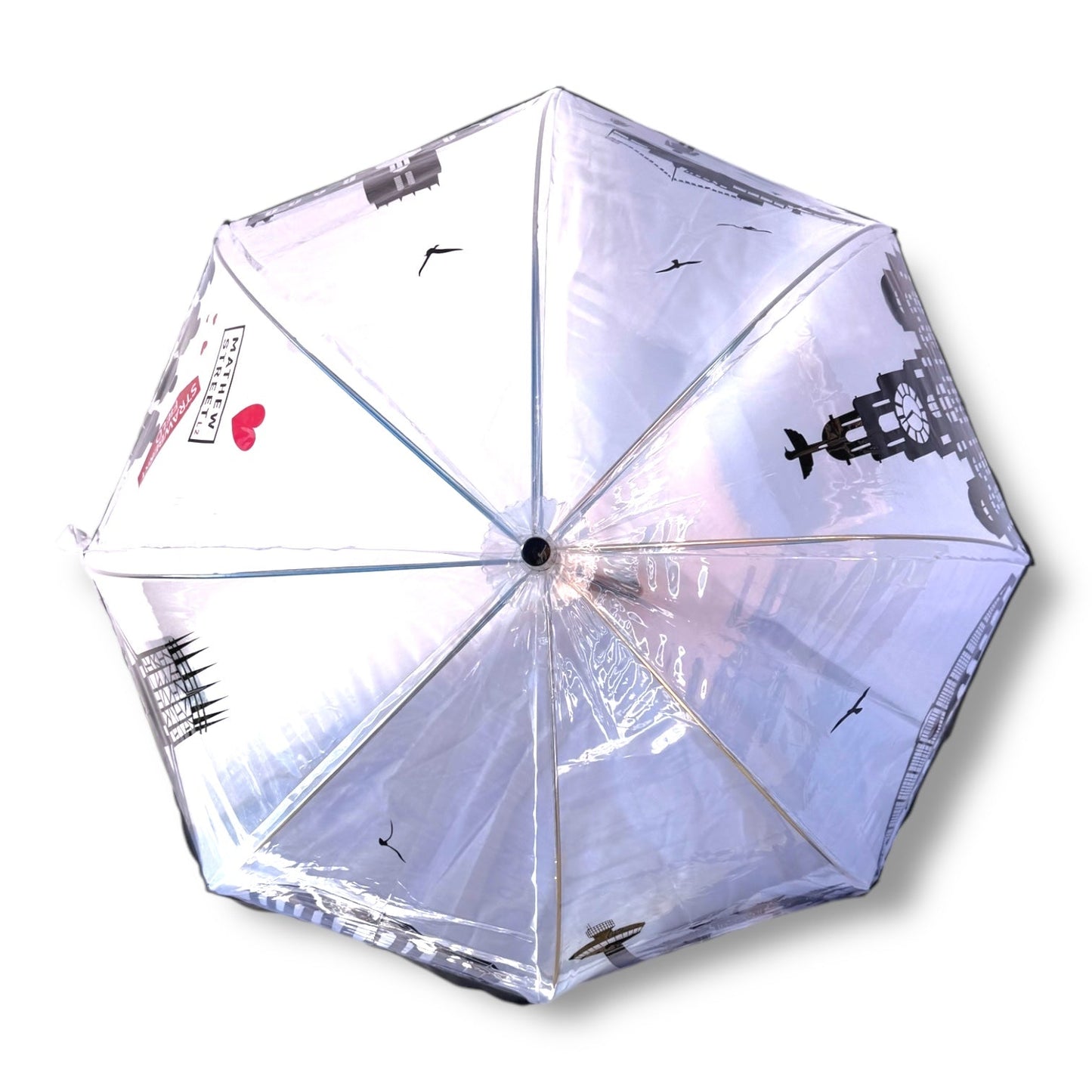 Liverpool Skyline Clear Umbrella