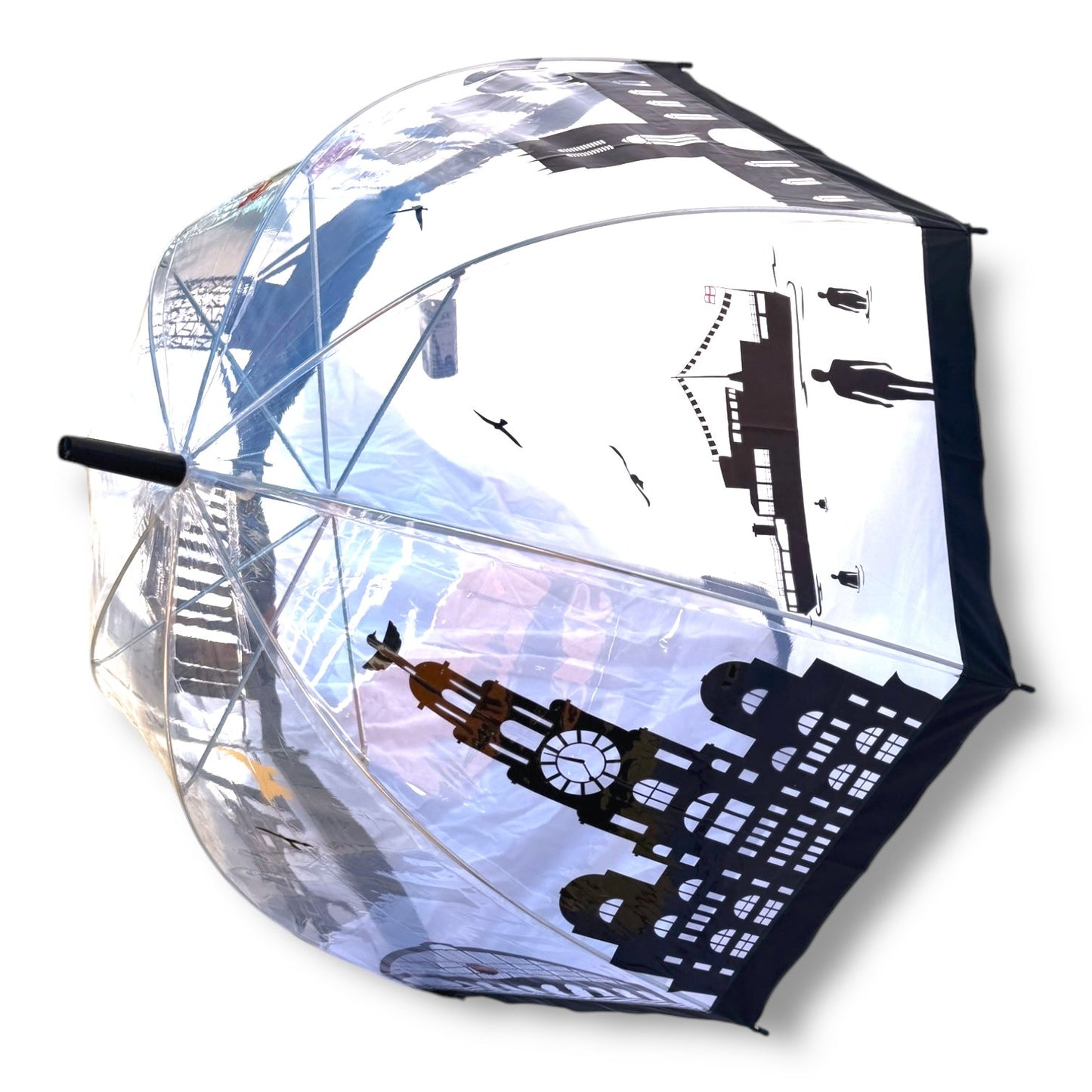 Liverpool Skyline Clear Umbrella