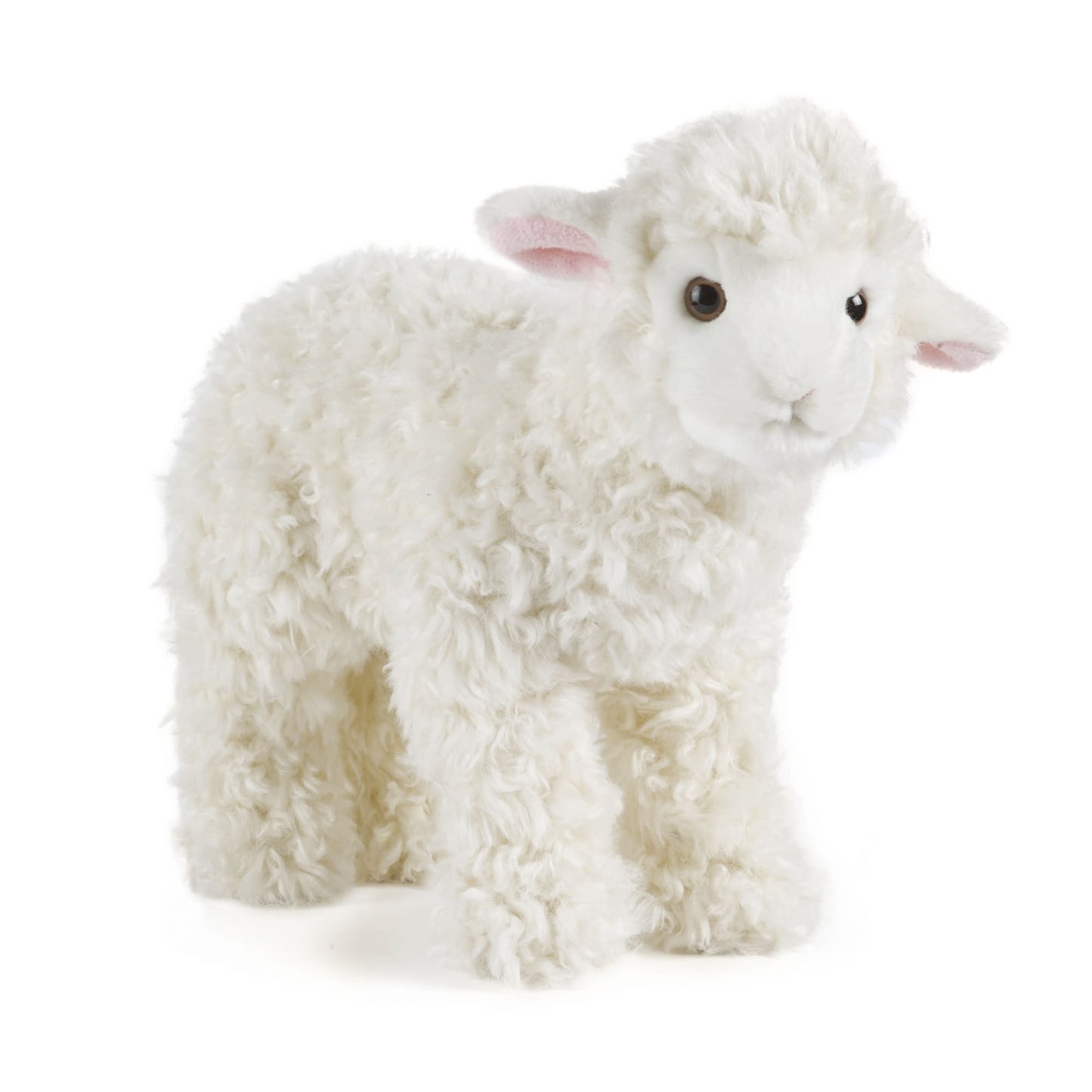 Living Nature Lamb Stuffed Animal – 12-Inch Plush Toy for Kids | Eco-Friendly