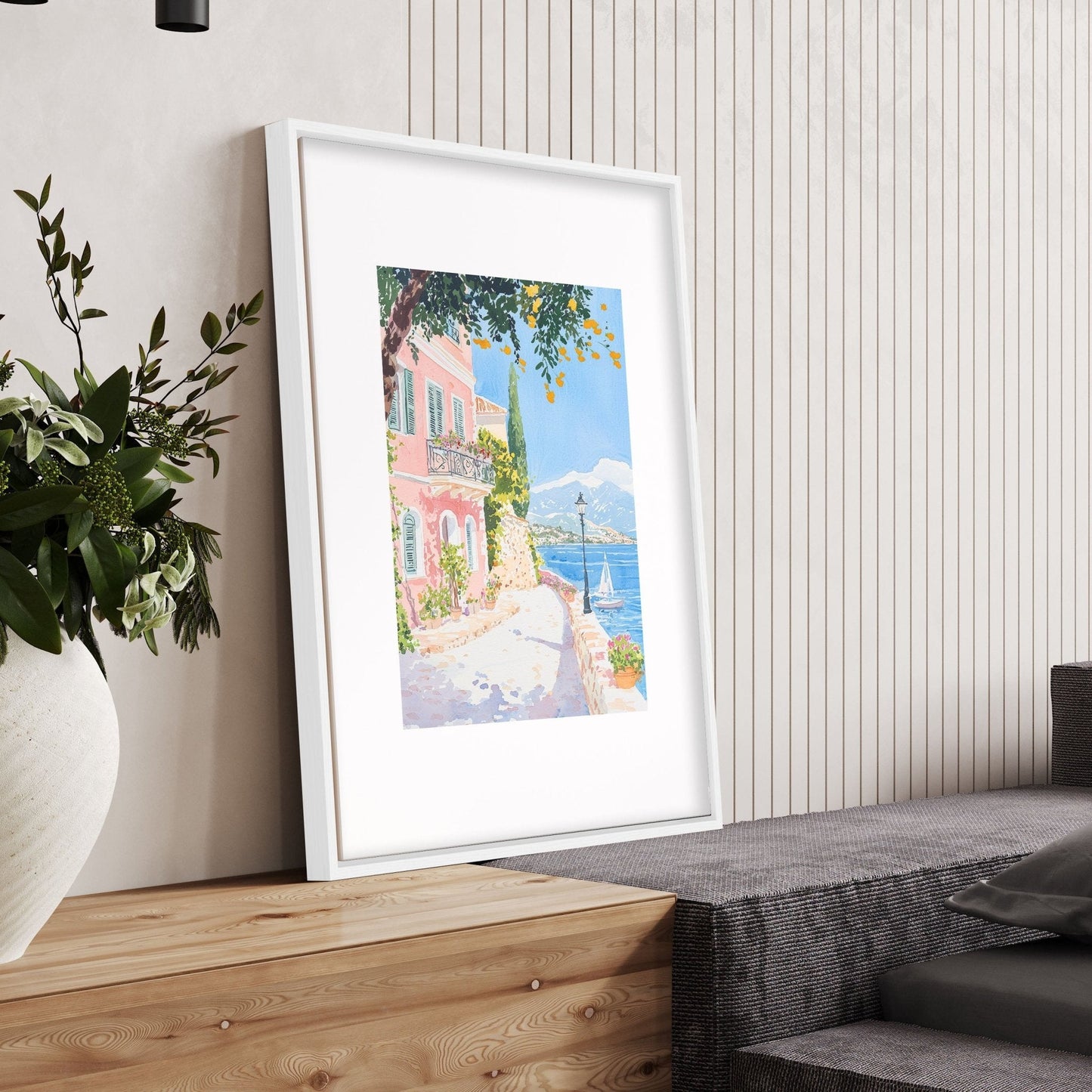 Living Room Artwork For Wall | Set of 3 Beach Decor Wall art Prints