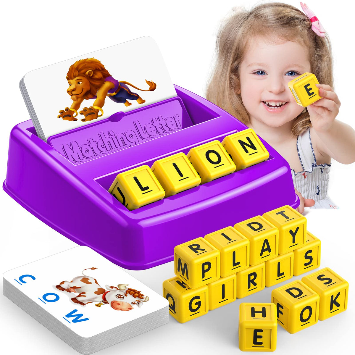 Educational Letter Matching Game for Kids 3-8 | LIWIN LET'S GO!