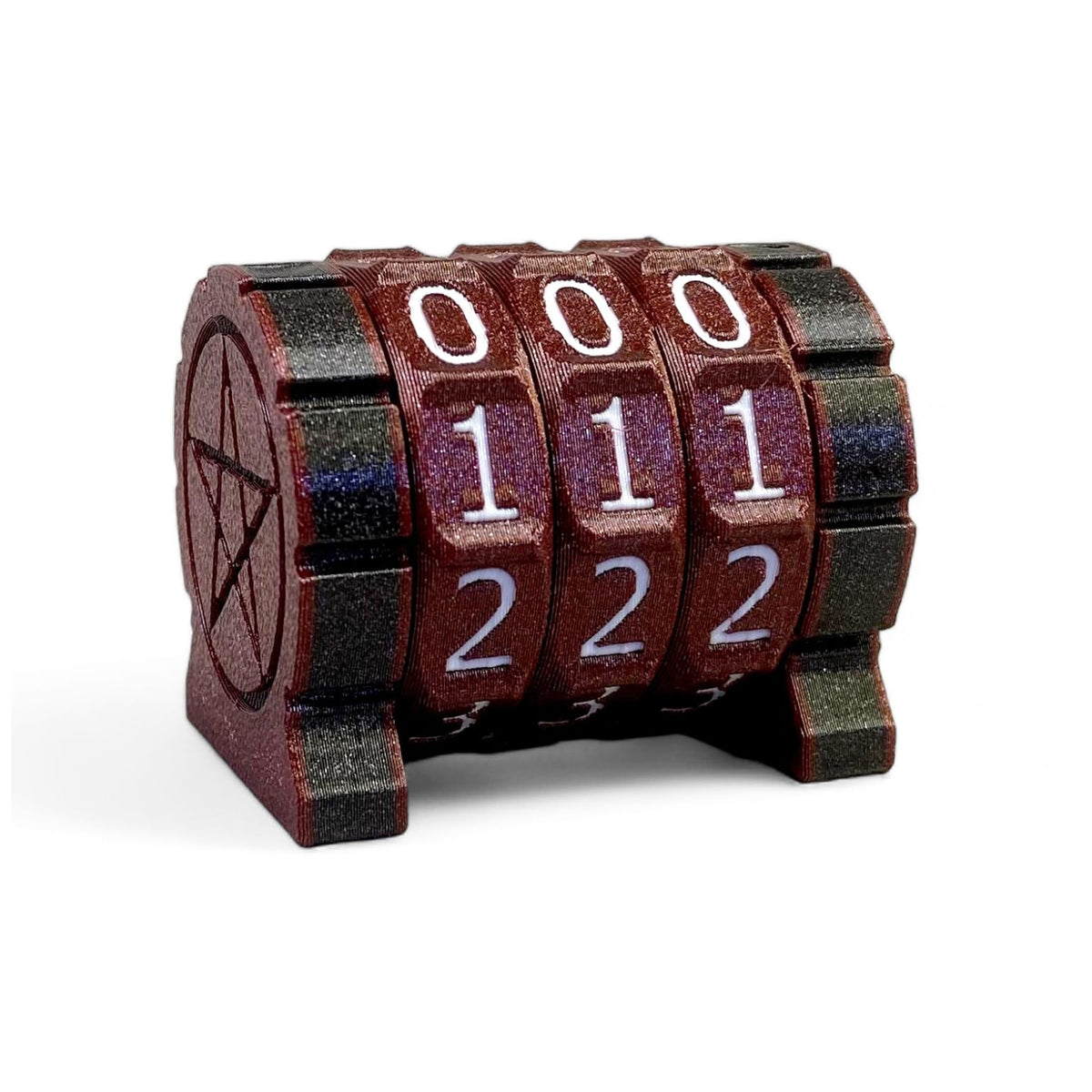 Lixusia Life Counter & Health Tracker for Board Games | MTG, TTRPGs & Card Games – Red with White Numbers