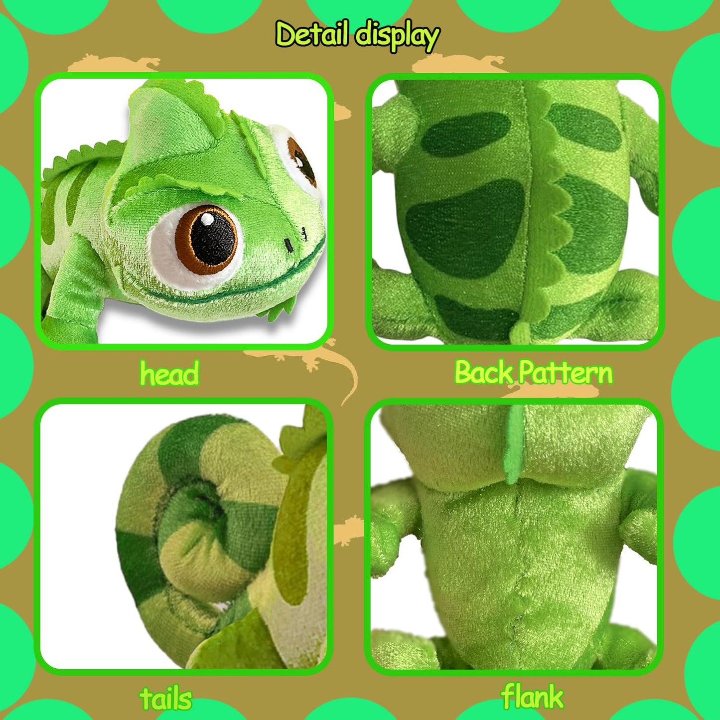 Lizard Plush Shoulder Magnet Toy – 5-Inch Cute Plushie for Kids & Fans