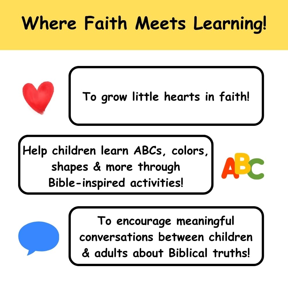 L.J. Products Bible Busy Book for Toddlers (Montessori; 3+ Age) – Hands-On Faith-Based Learning