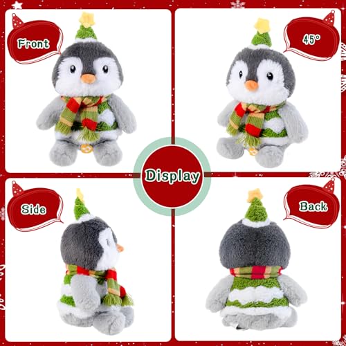 LLUKEME Penguin Dancing Plush – Light-Up Music Toy with Voice Mimic