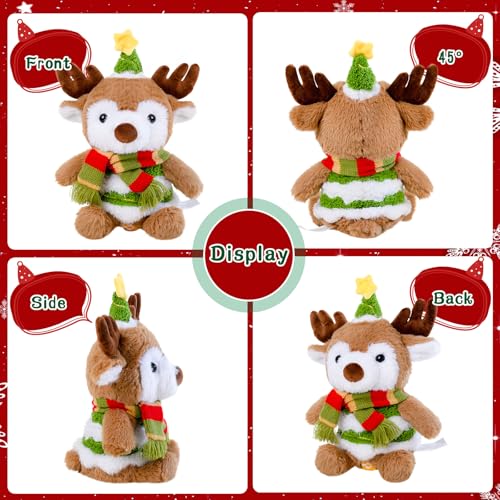 LLUKEME Reindeer Dancing Plush — Singing, Light-Up Toy with Voice Mimic