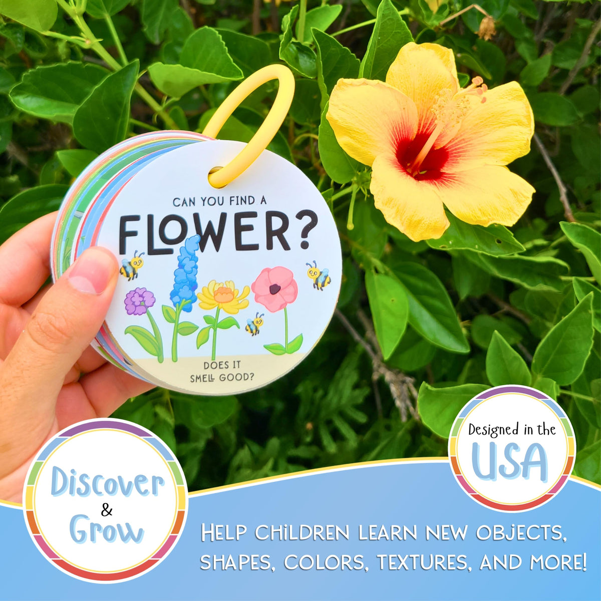 LMC Products Children's Scavenger Hunt Cards – Outdoor Edition for Toddlers 2+