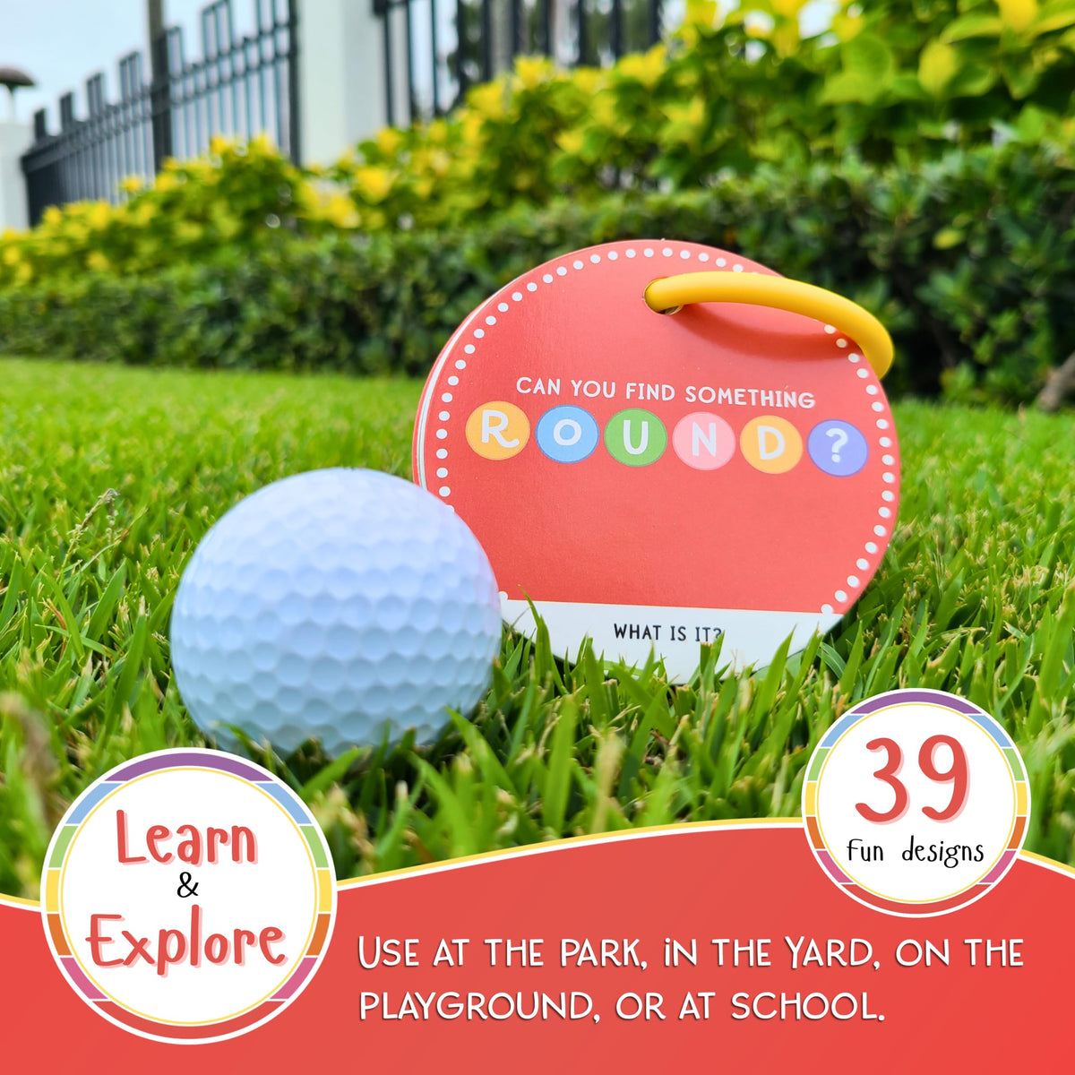 LMC Products Children's Scavenger Hunt Cards – Outdoor Edition for Toddlers 2+