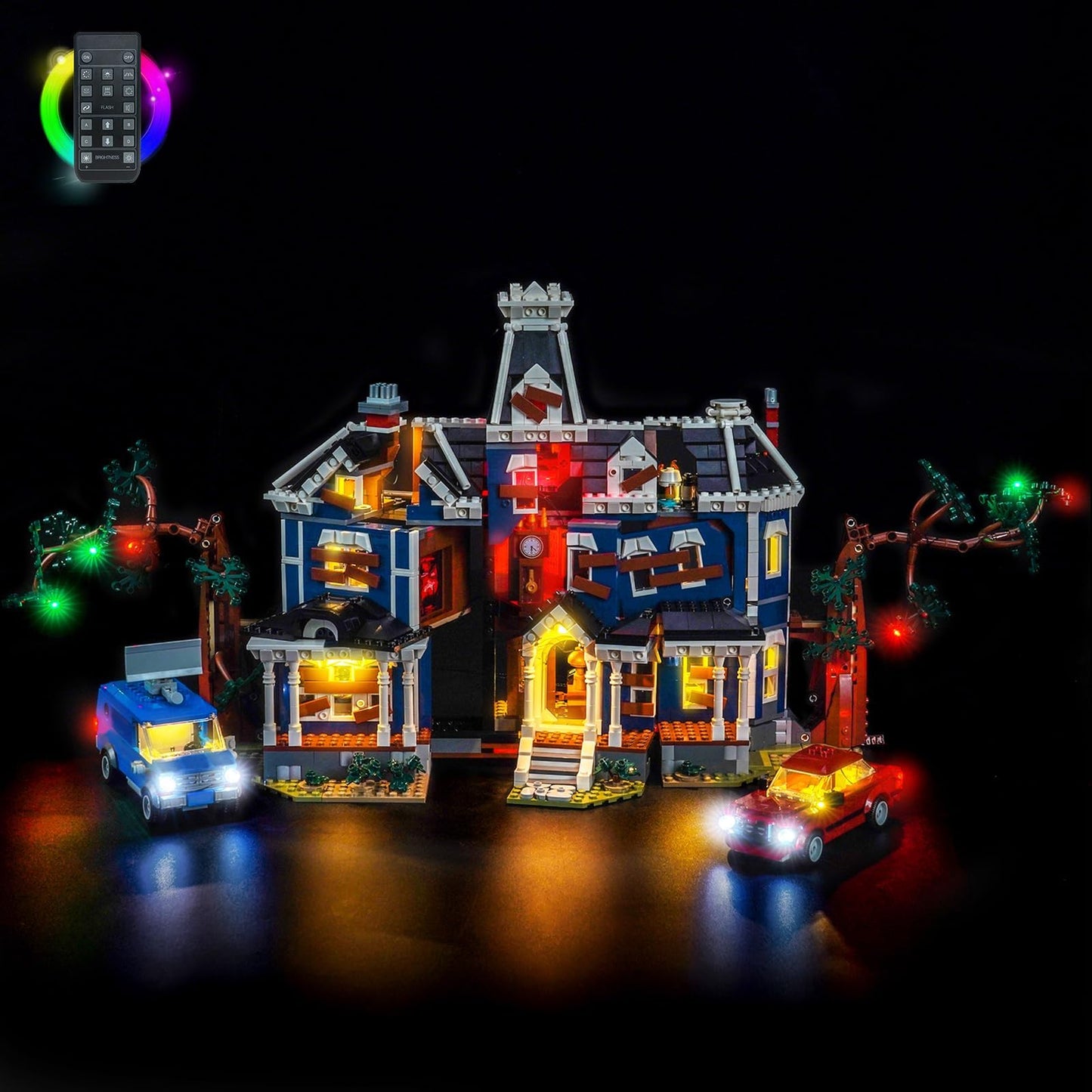 LocoLee Light Kit for LEGO 11370 Creel House — No Model Included