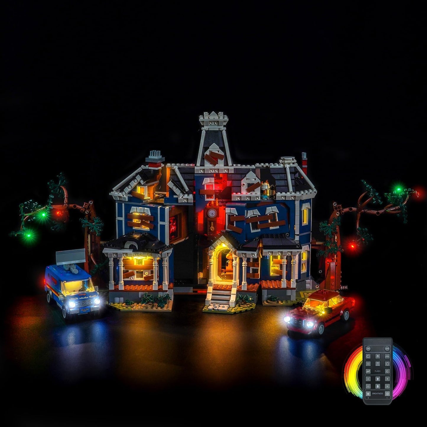 LocoLee Light Kit for LEGO 11370 Creel House — No Model Included