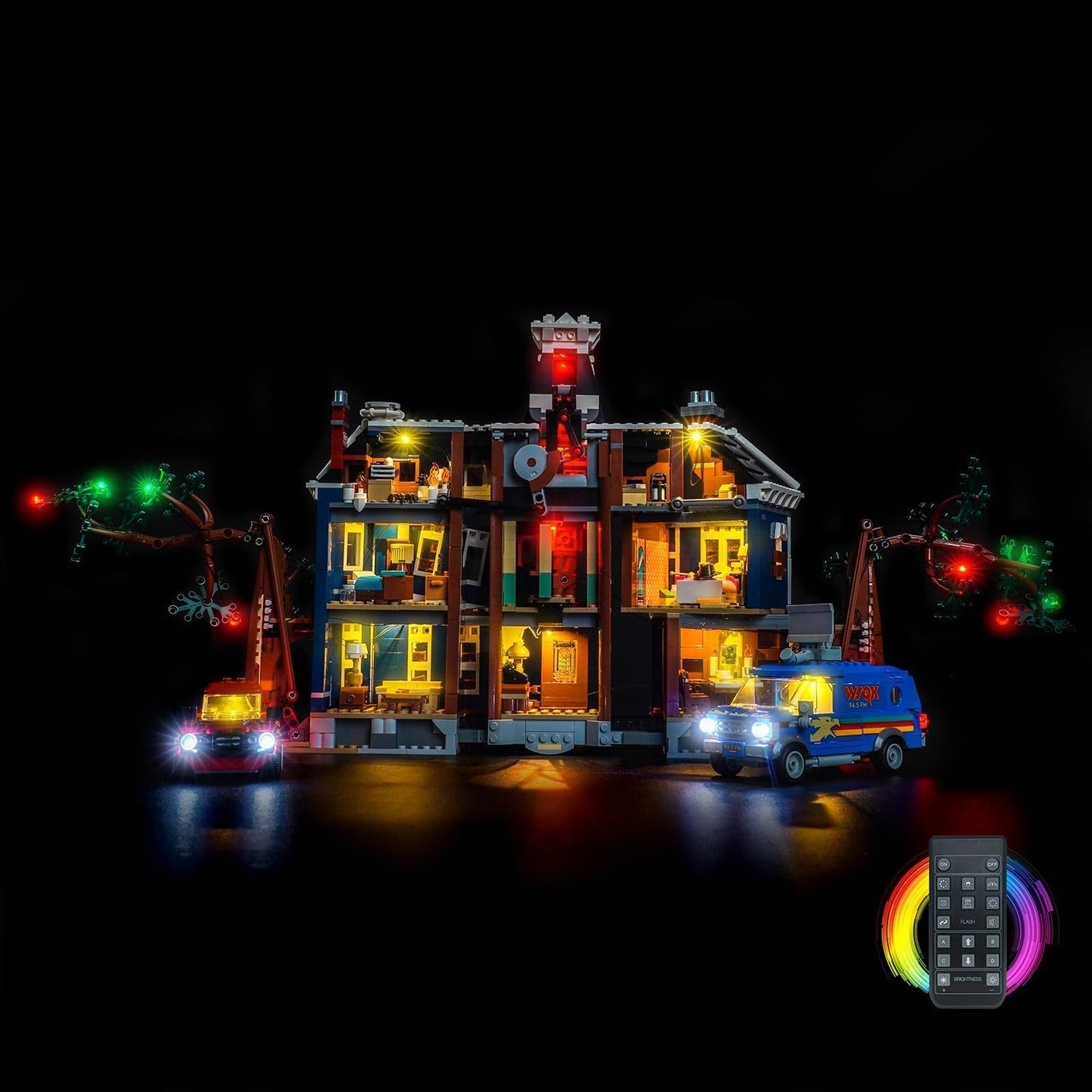 LocoLee Light Kit for LEGO 11370 Creel House — No Model Included