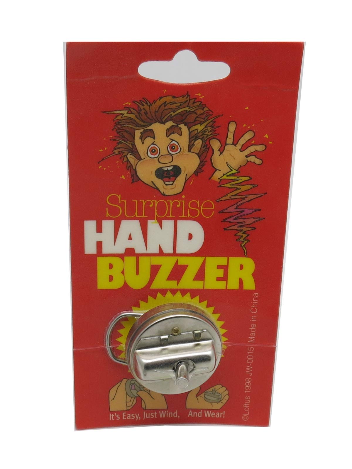 Loftus Surprise Hand Buzzer – Wind-Up Gag Toy for Instant Reactions
