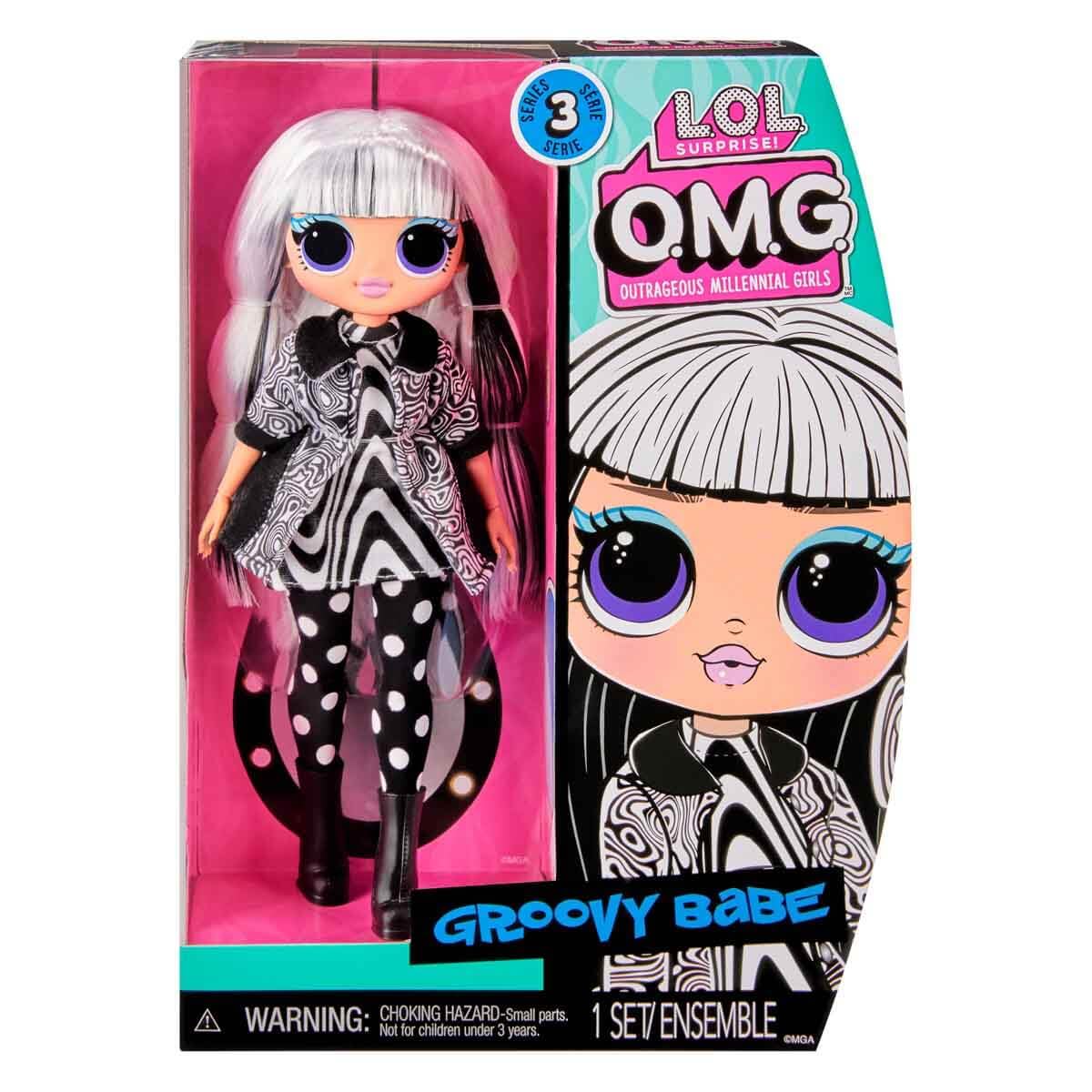 L.O.L. Surprise! O.M.G. Groovy Babe Fashion Doll – Surprises, Accessories & Coffee Shop Story