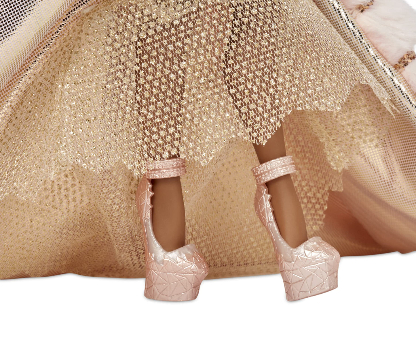 L.O.L. Surprise! NYE Queen Collector Doll — Gold Fashion & Light-Up Stand