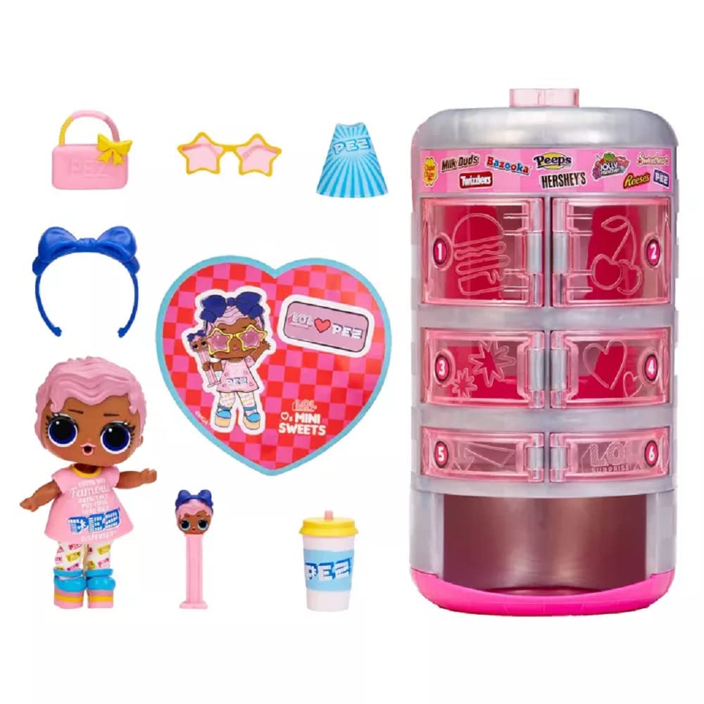 L.O.L. Surprise! Loves Mini Sweets Surprise-O-Matic Dolls – 9 Surprises with Vending Machine Packaging