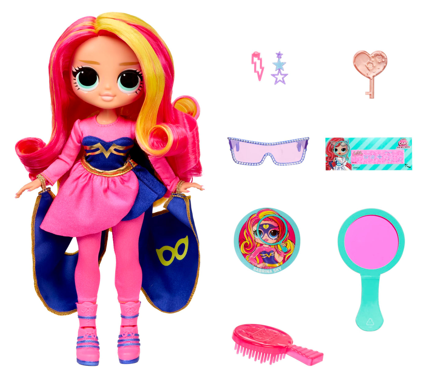 LOL Surprise! OMG Eye Spy - Superhero: Interactive Unboxing & Color Change Doll