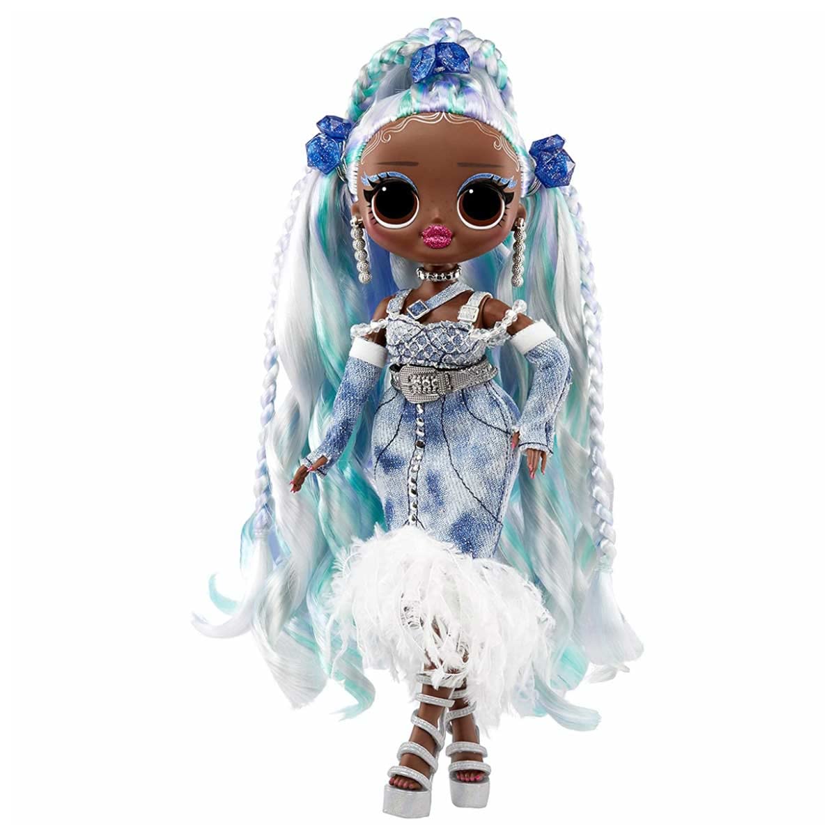 LOL Surprise OMG Fashion Show Hair Edition Lady Braids 10-Inch Doll with Magic Mousse