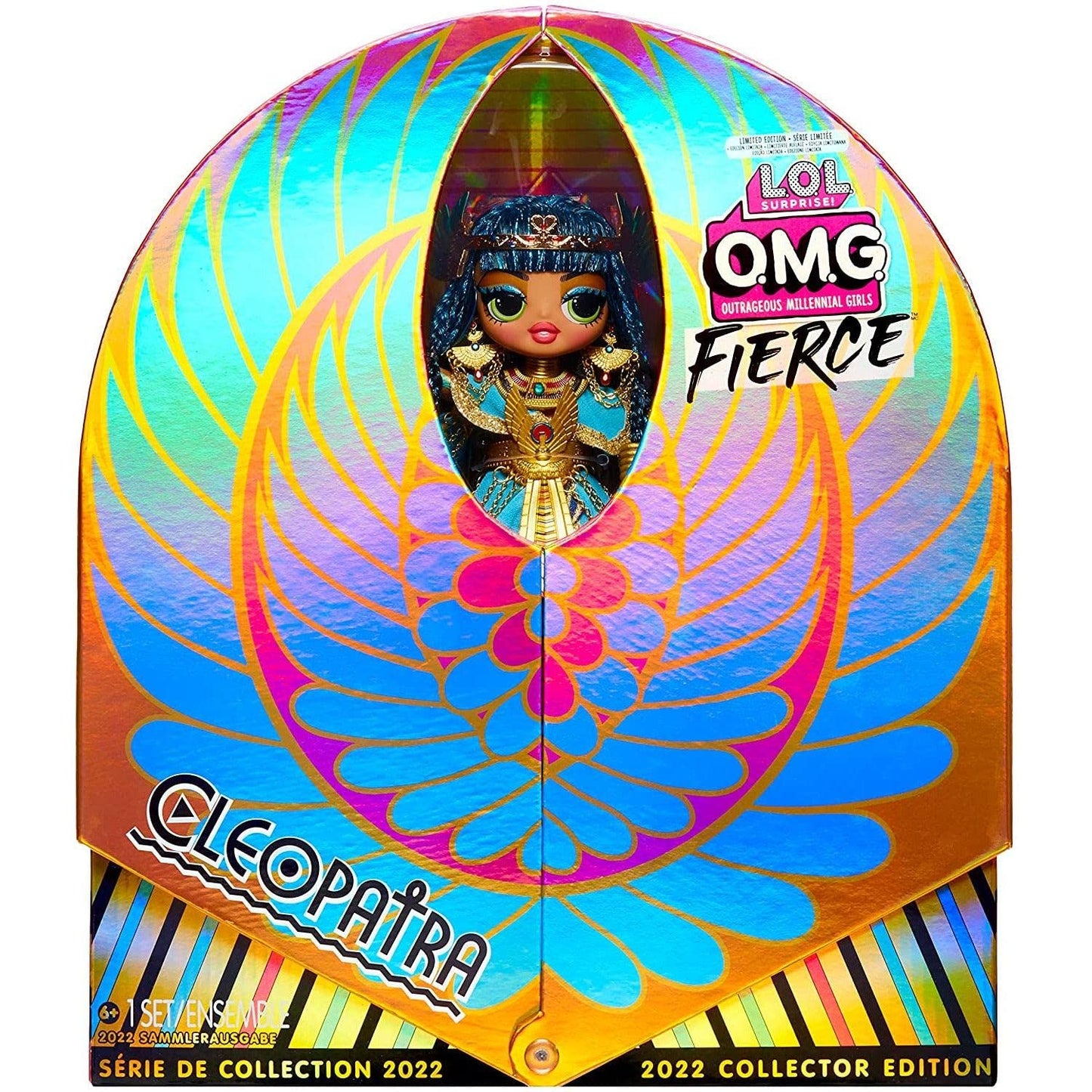 L.O.L. Surprise! OMG Fierce Cleopatra Collector Doll – Limited Edition 11.5-inch with Luxe Blue & Gold Outfit