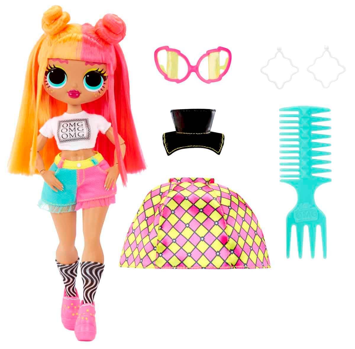 LOL Surprise OMG Neonlicious Fashion Doll – Transforming Fashions & Accessories | Gift for Kids 4+