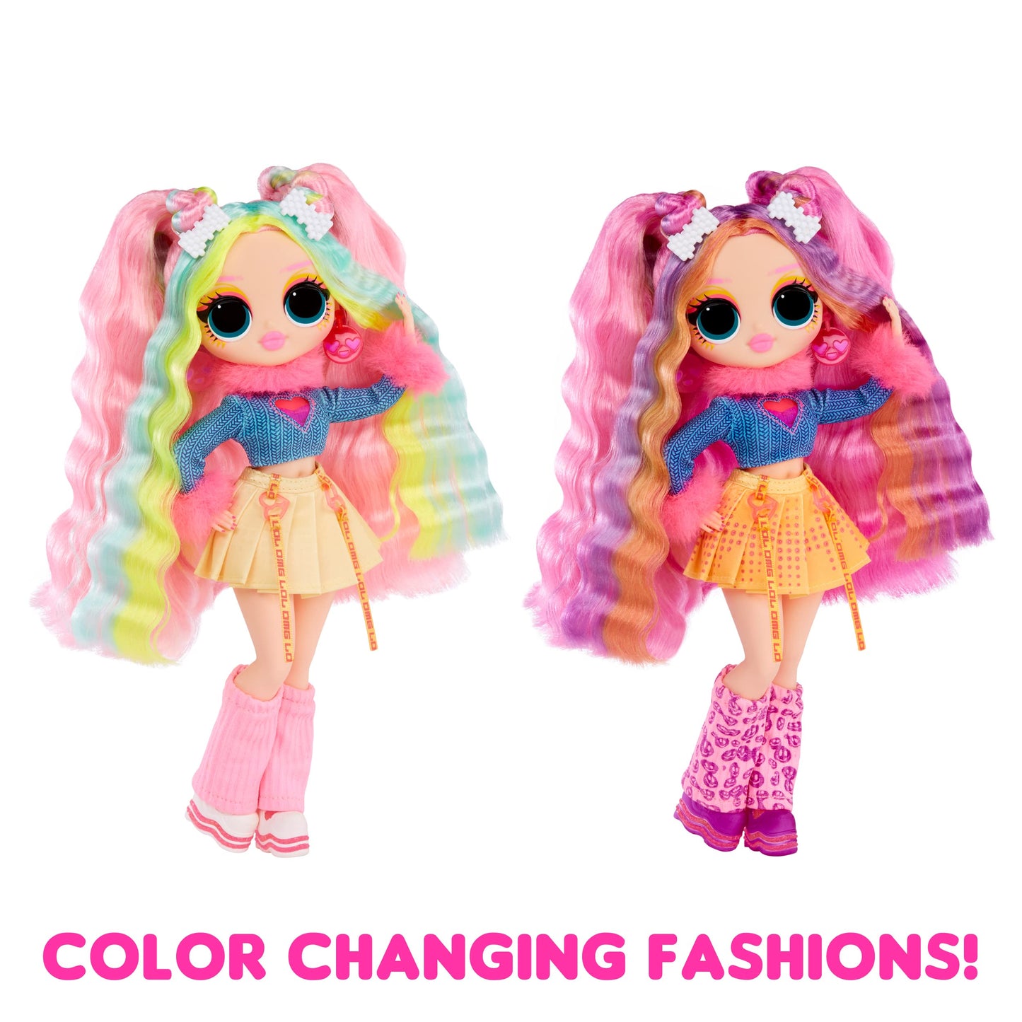 L.O.L. Surprise! OMG Sunshine Color Change Bubblegum DJ – Color Change Hair & Fashion Doll