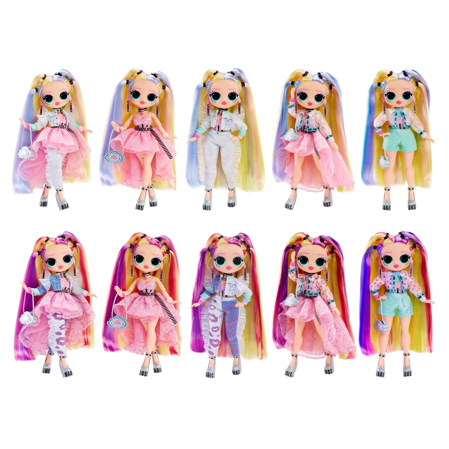 L.O.L. Surprise! OMG Sunshine Color Change Bubblegum DJ – Color Change Hair & Fashion Doll