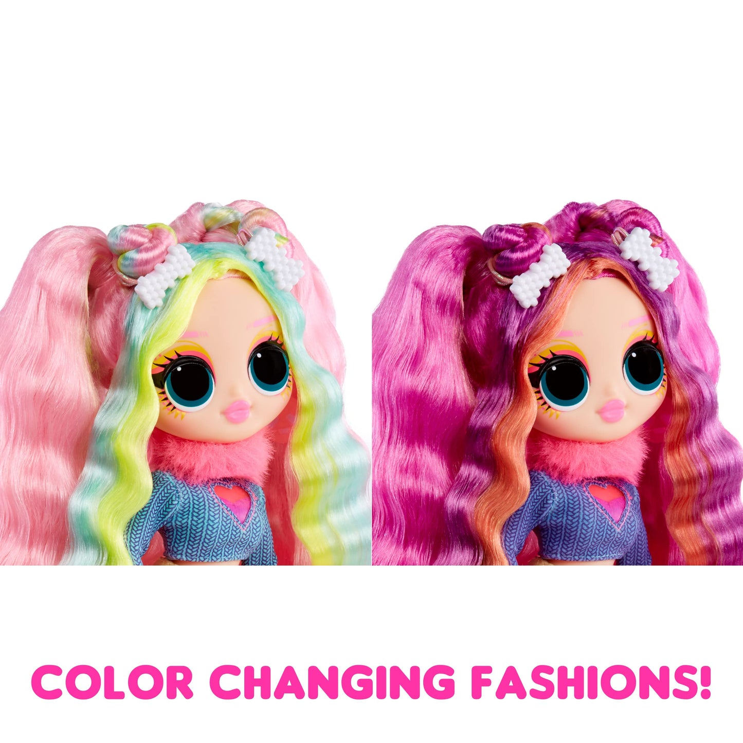 L.O.L. Surprise! OMG Sunshine Color Change Bubblegum DJ – Color Change Hair & Fashion Doll