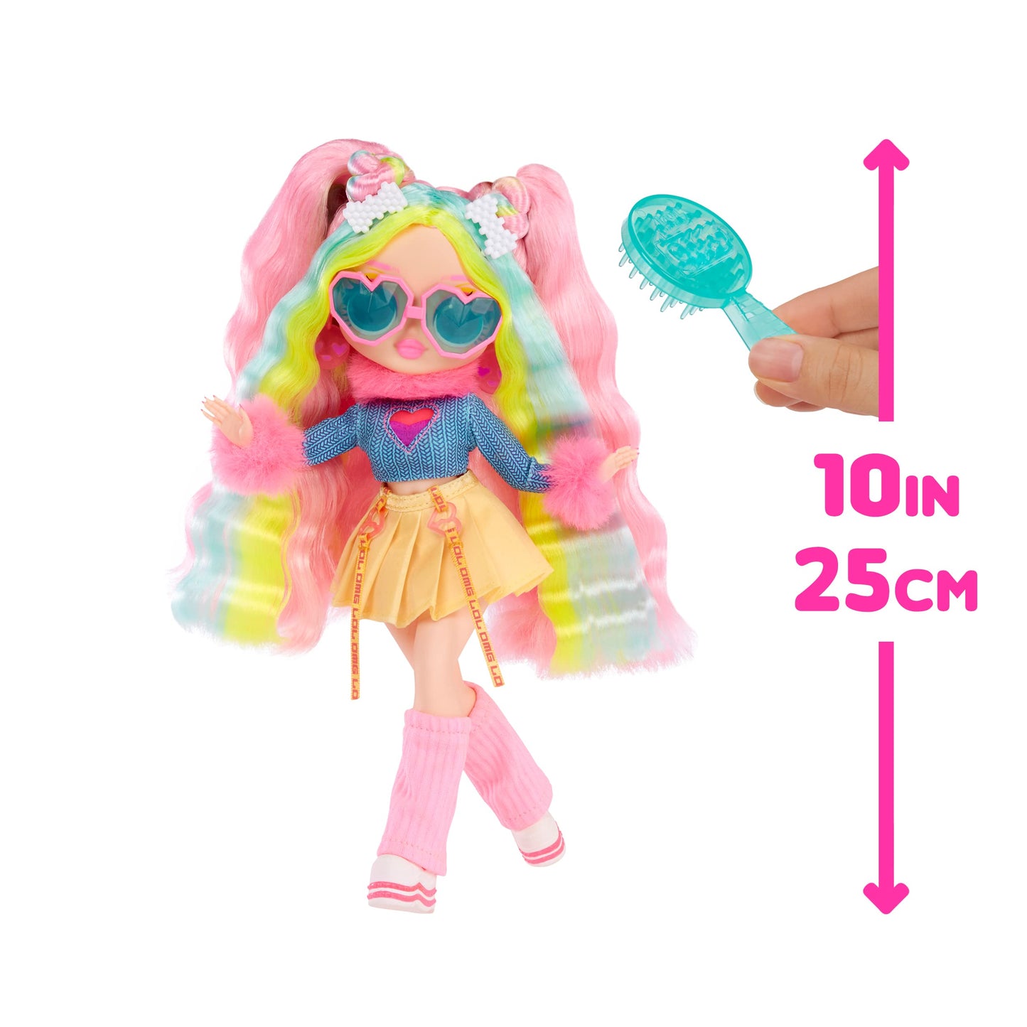 L.O.L. Surprise! OMG Sunshine Color Change Bubblegum DJ – Color Change Hair & Fashion Doll
