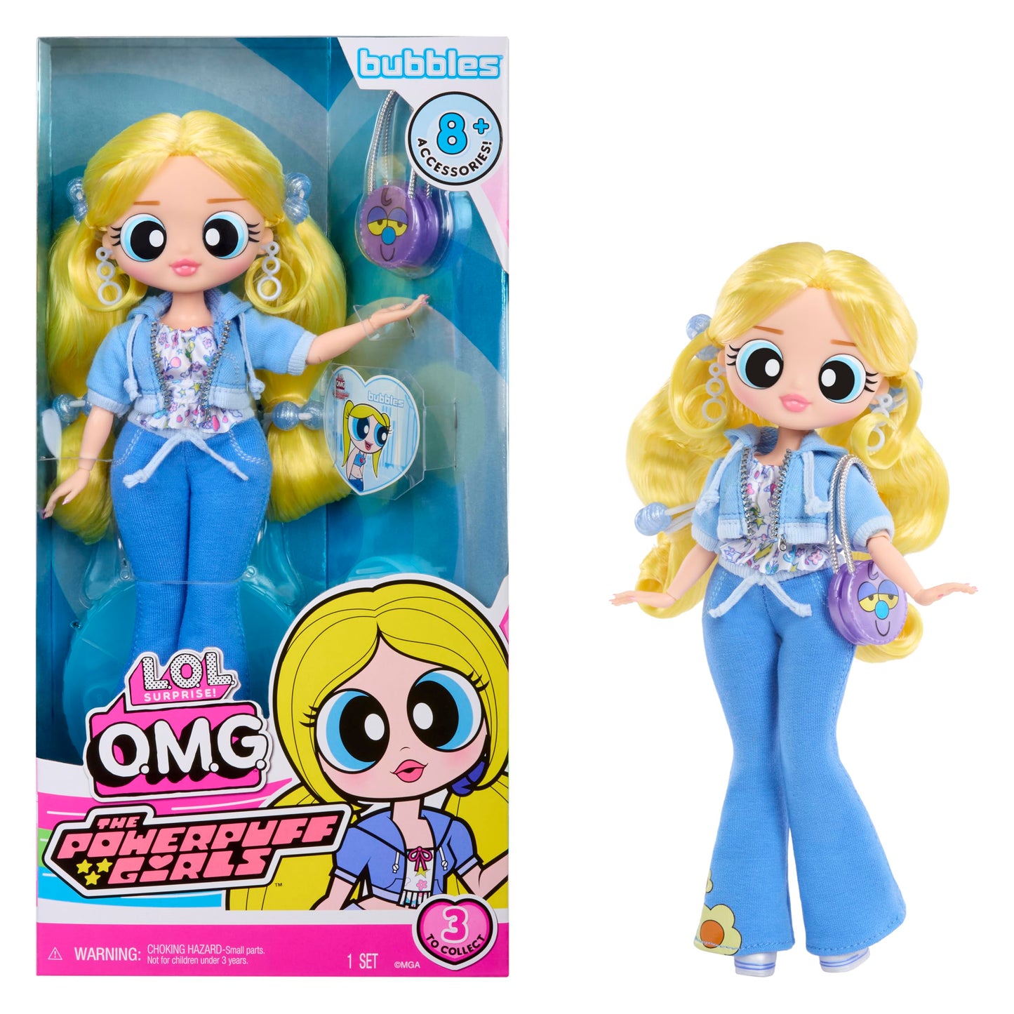 L.O.L. Surprise! OMG Powerpuff Girls Doll – Bubbles