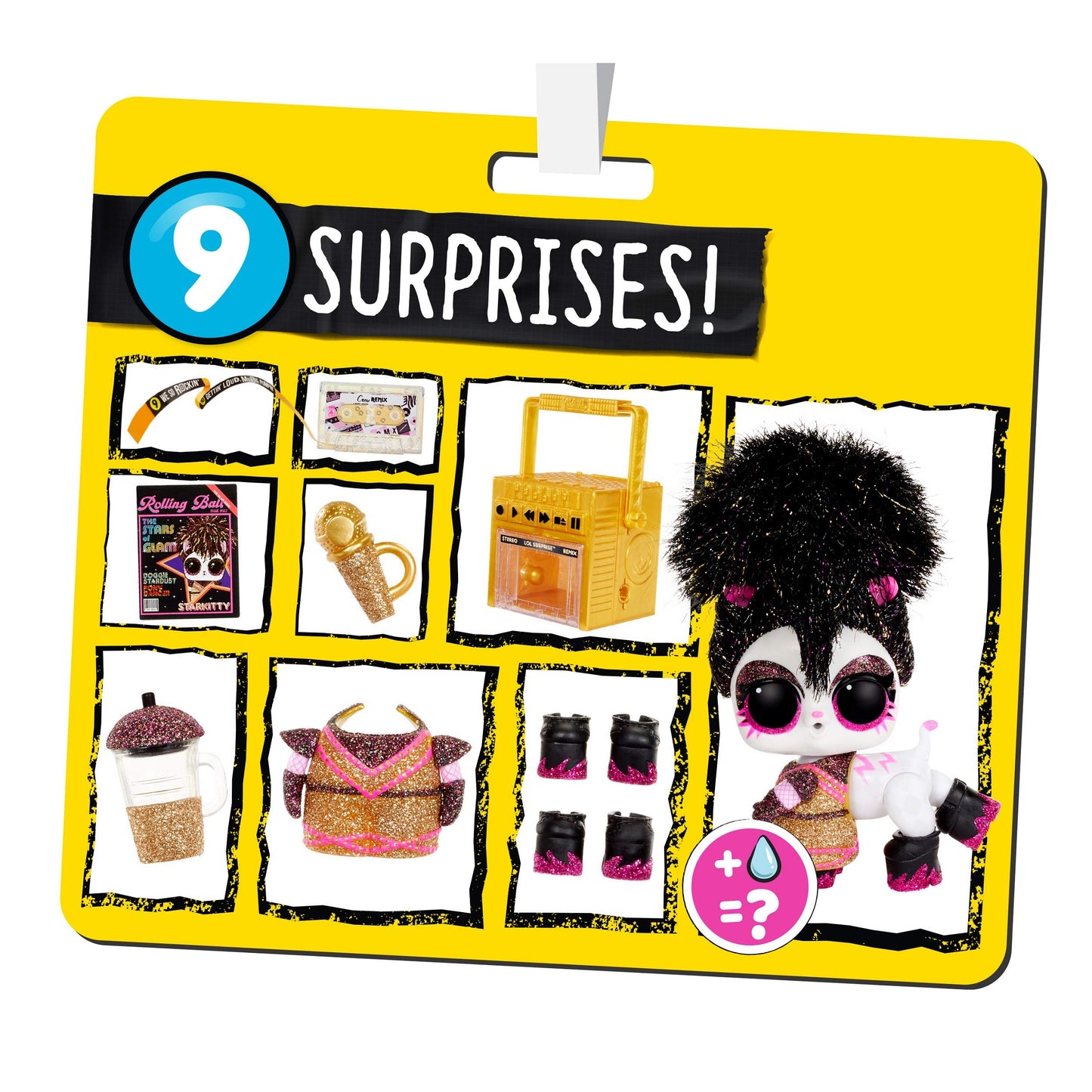 L.O.L. Surprise! Remix Pets — 9 Surprises, Real Hair & Cassette Lyrics