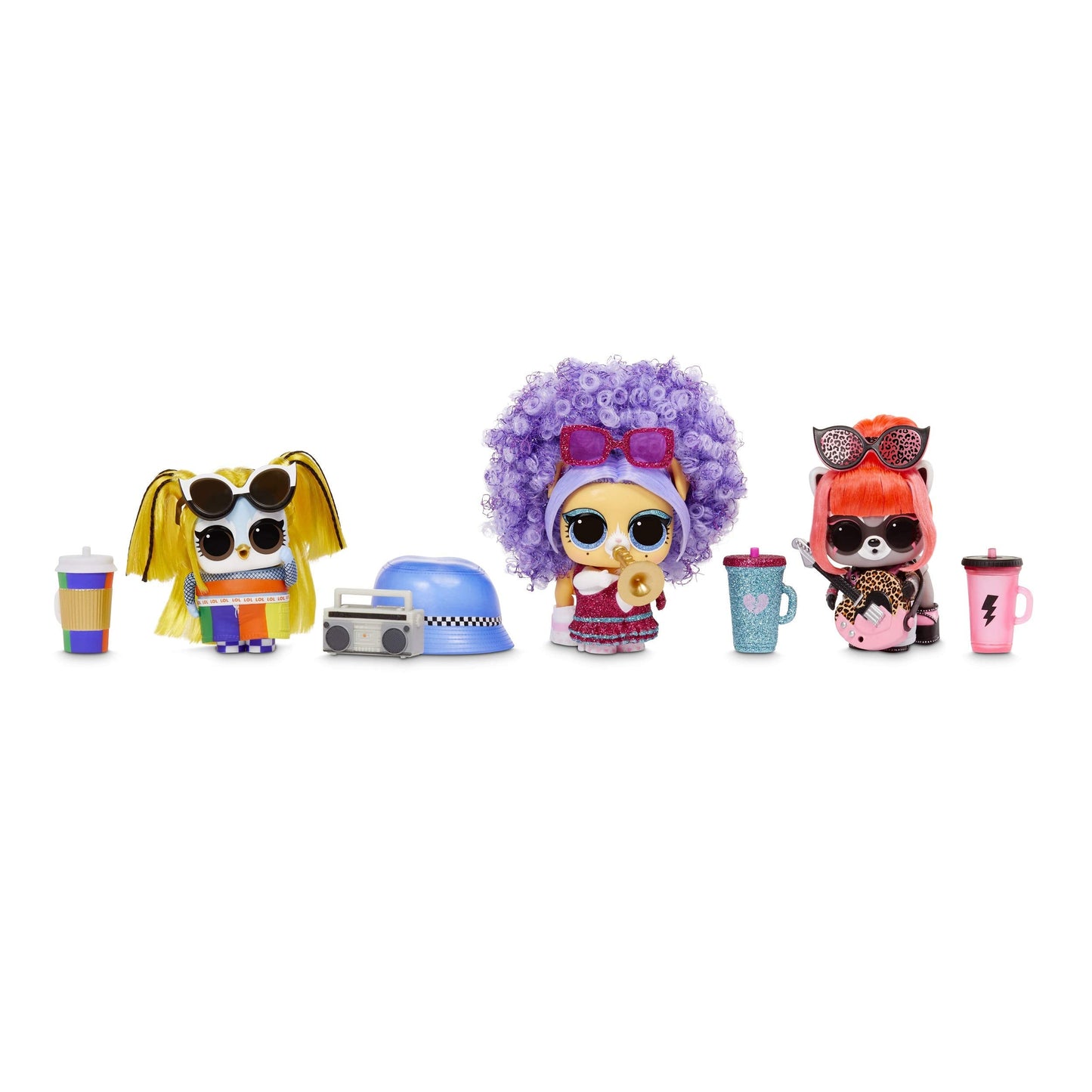 L.O.L. Surprise! Remix Pets — 9 Surprises, Real Hair & Cassette Lyrics