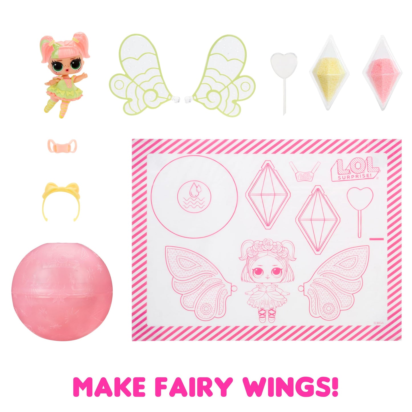 L.O.L. Surprise! Tots Just Add Water 3-Pack – Mermaid, Fairy & Unicorn Tots + 25+ Surprises
