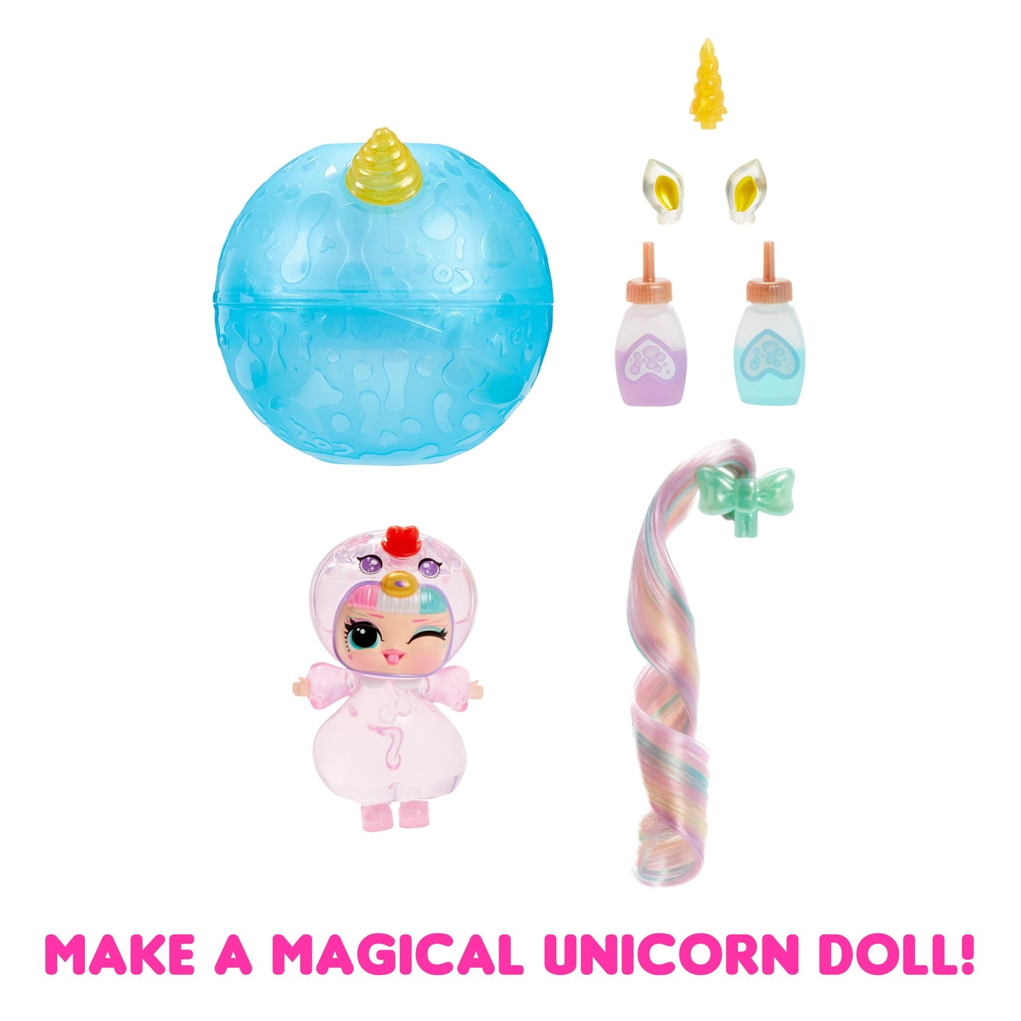 L.O.L. Surprise! Tots Just Add Water 3-Pack – Mermaid, Fairy & Unicorn Tots + 25+ Surprises