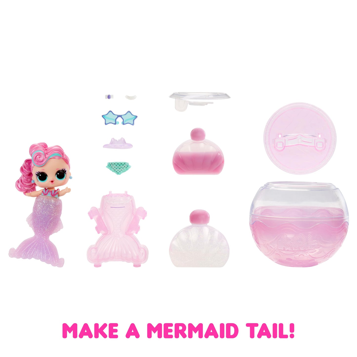 L.O.L. Surprise! Tots Just Add Water 3-Pack – Mermaid, Fairy & Unicorn Tots + 25+ Surprises